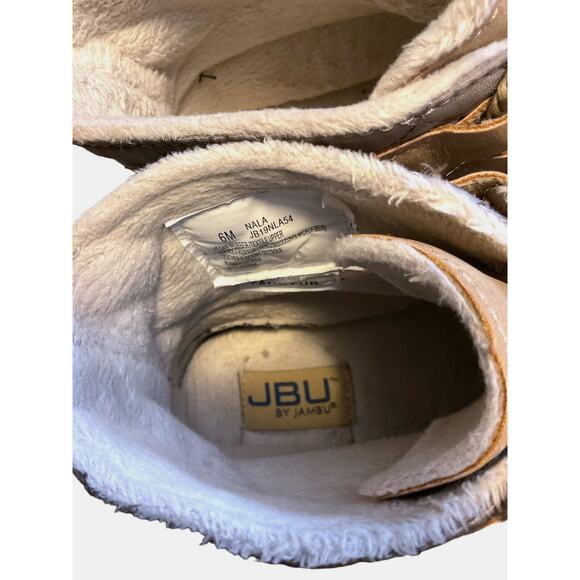 JBU Women's Nala Duck Boots Size 6 M Brown & Tan Lace Up Rain Cold Weather Shoe - Picture 6 of 13